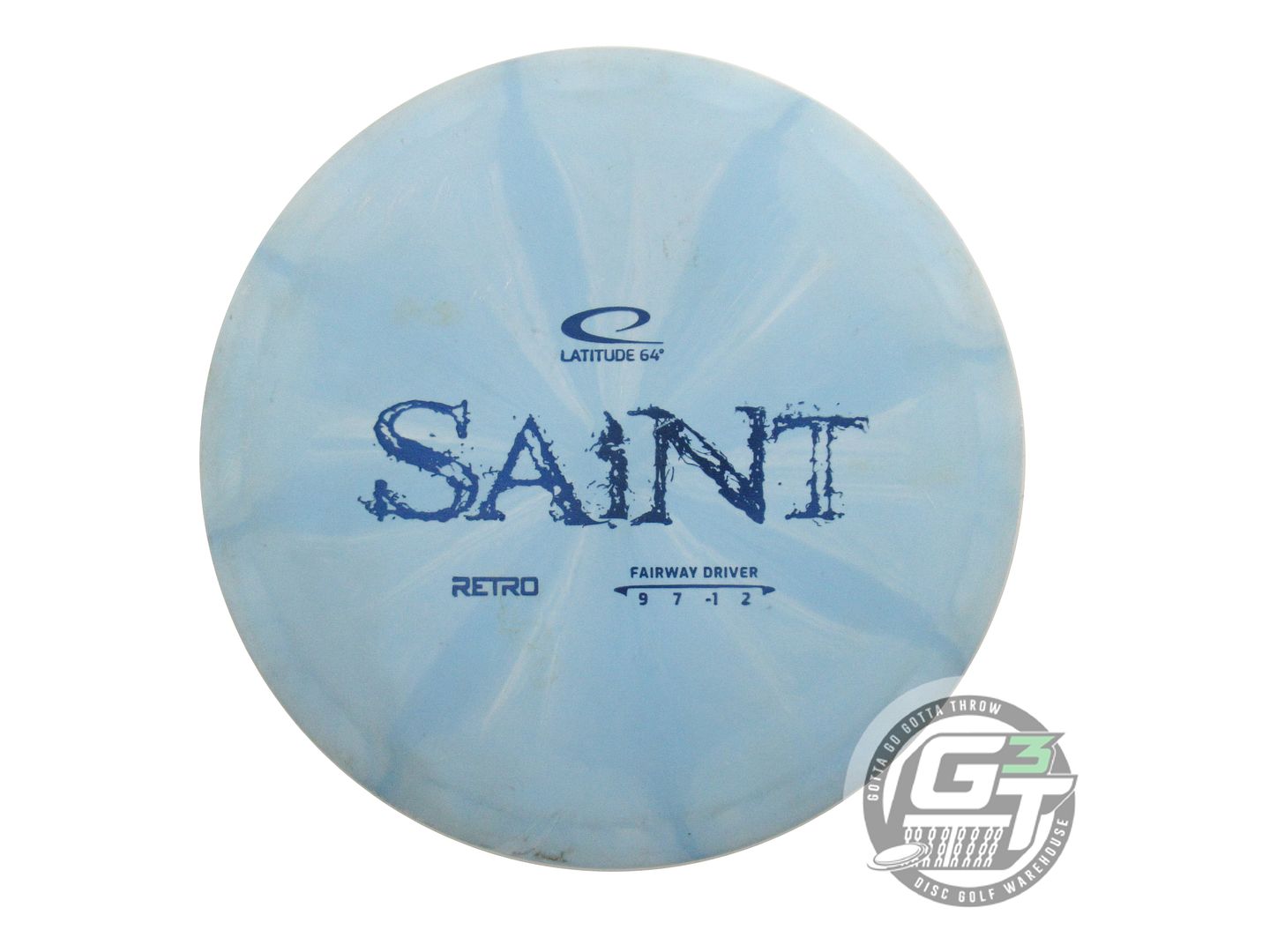 USED Latitude 64 Retro Burst Saint 174g Teal Blue Foil Fairway Driver Golf Disc