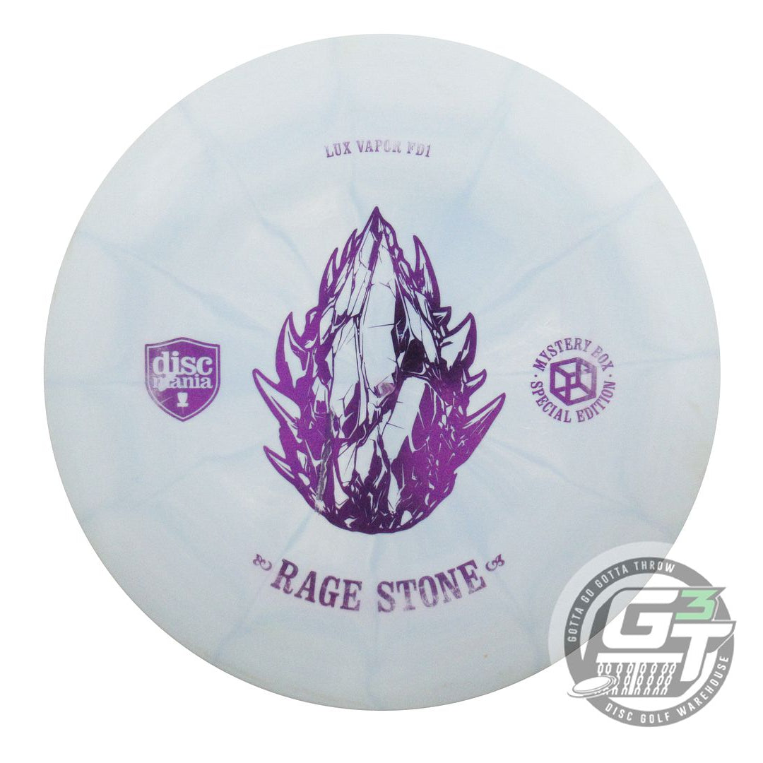 USED DiscMania RAGE STONE Lux Vapor FD1 173g Sky Blue Fairway Driver Golf Disc