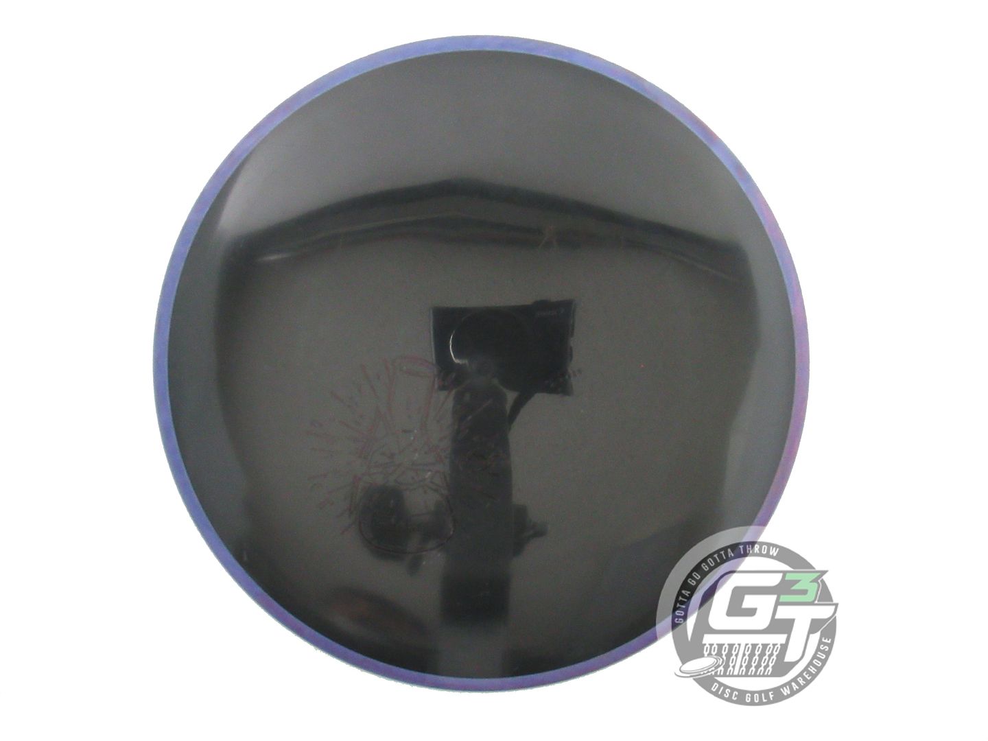 NOS Axiom Discs R2 Neutron Hex 177g Black Purple Rim Midrange Golf Disc