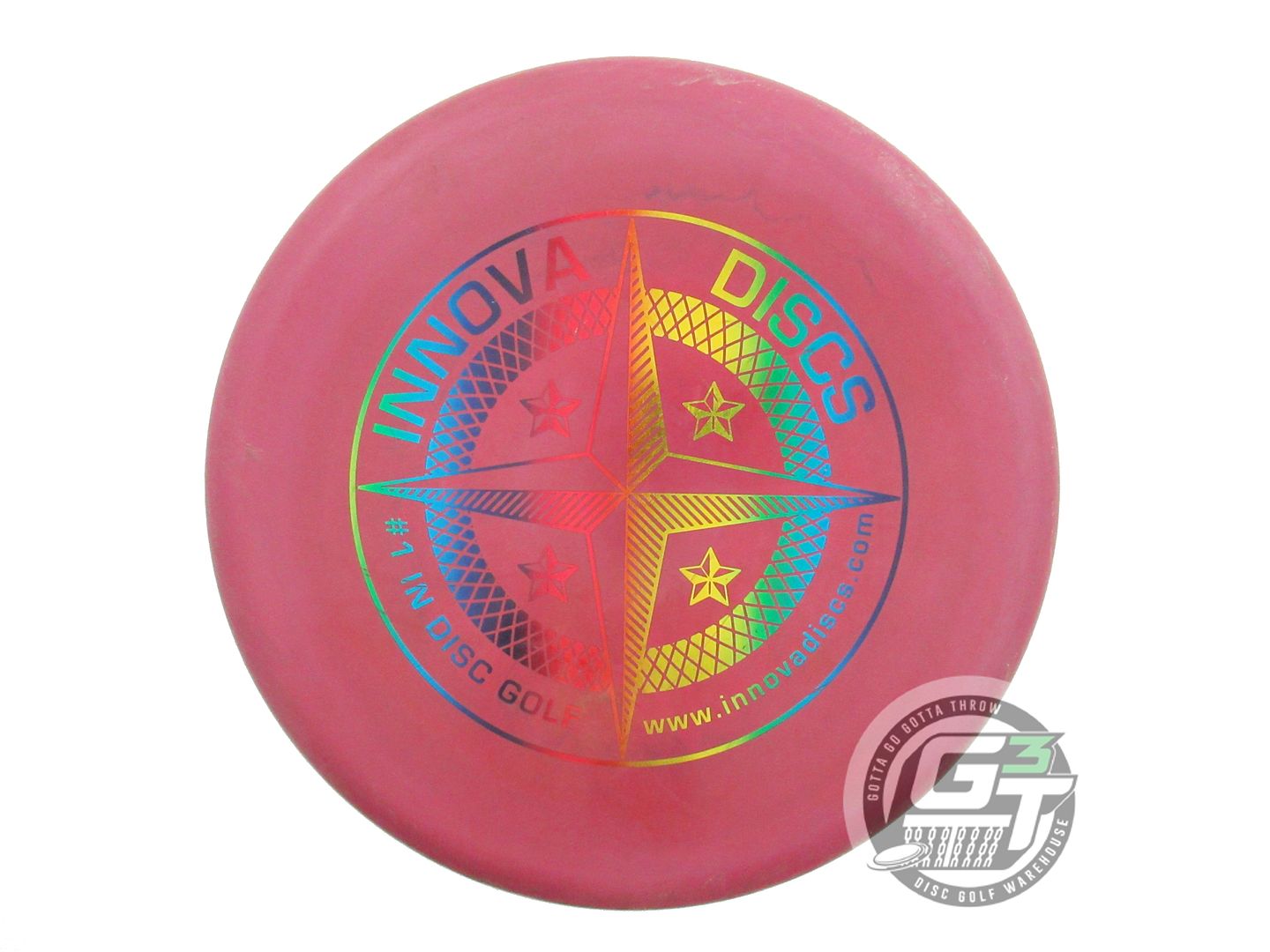 USED Innova FIRST RUN Star Aviar3 175g Plum Rainbow Foil Putter Golf Disc