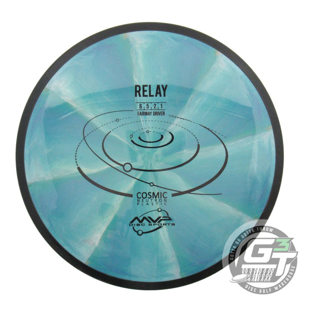 USED MVP Disc Sports Cosmic Neutron Relay 164g Teal-Blue Fairway Driver Disc