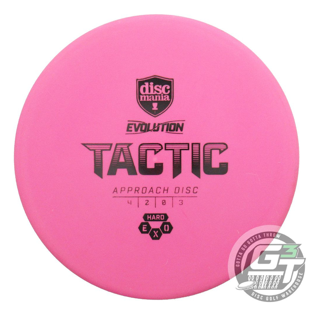 USED DiscMania Exo Hard Tactic 173g Pink Black Stamp Putter Golf Disc