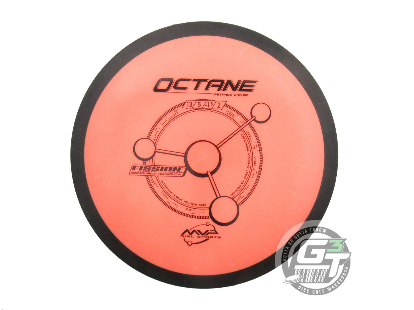 USED MVP Disc Sports Fission Octane 172g Coral Distance Driver Golf Disc