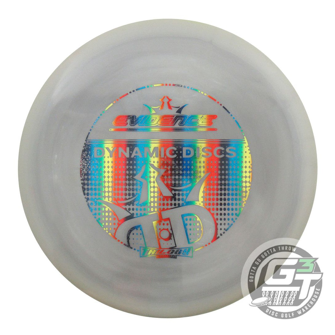 USED Dynamic Discs Fuzion Evidence 172g Gray Rainbow Foil Midrange Golf Disc