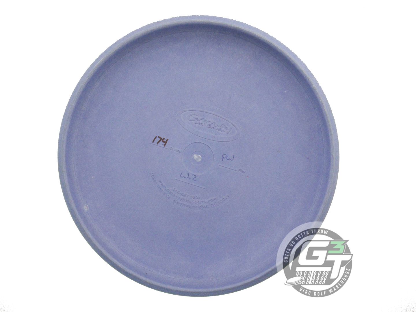 USED Gateway Firm Wizard 174g Blue Oil Slick Foil Putter Golf Disc