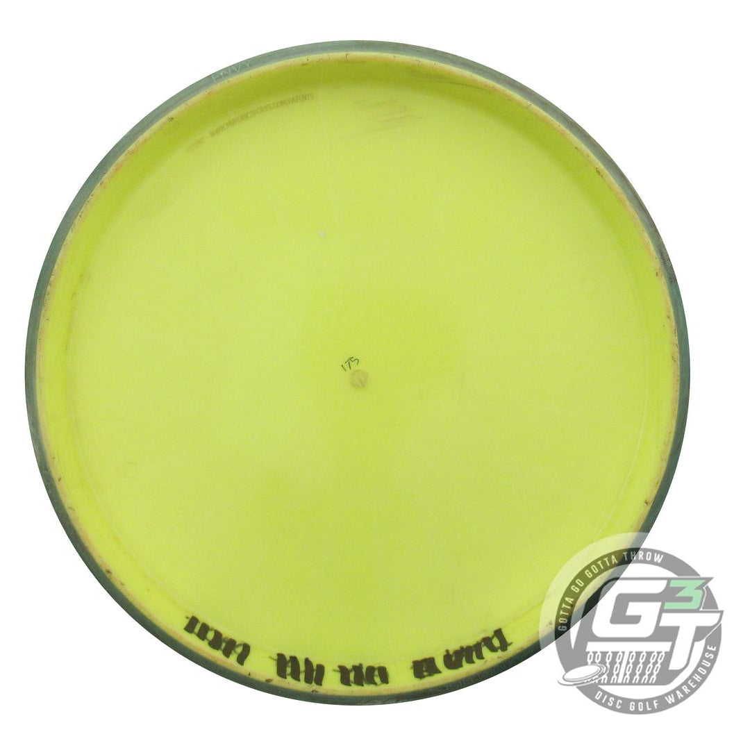 USED Axiom Discs Fission Envy 175g Yellow Green Rim Putter Golf Disc