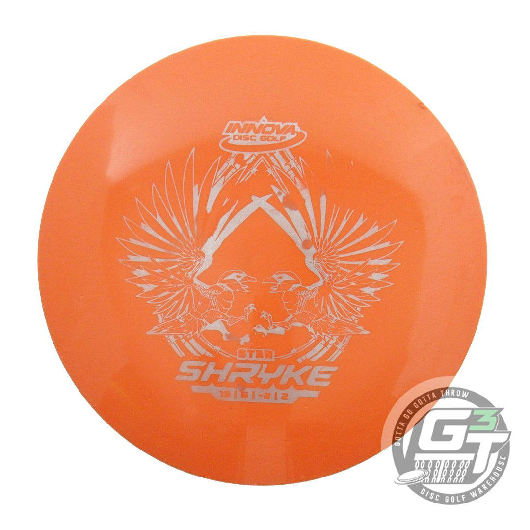 USED Innova Star Shryke 165g Orange Silver Stamp Distance Driver Golf Disc