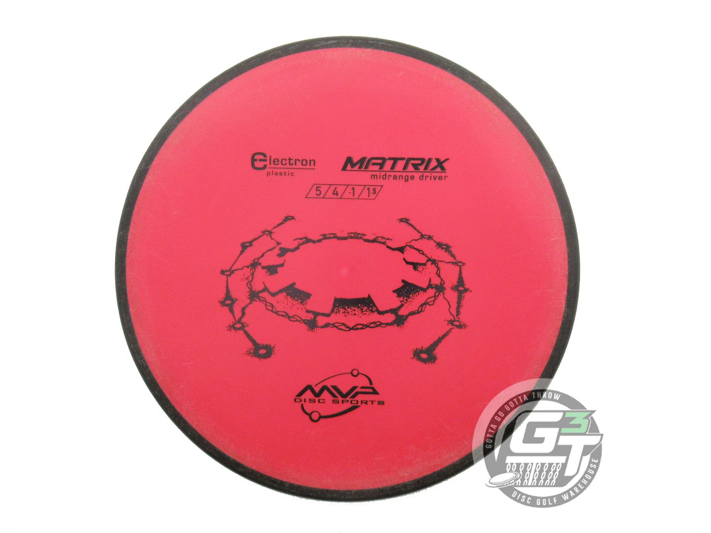 USED MVP Disc Sports Electron Matrix 177g Red Midrange Golf Disc