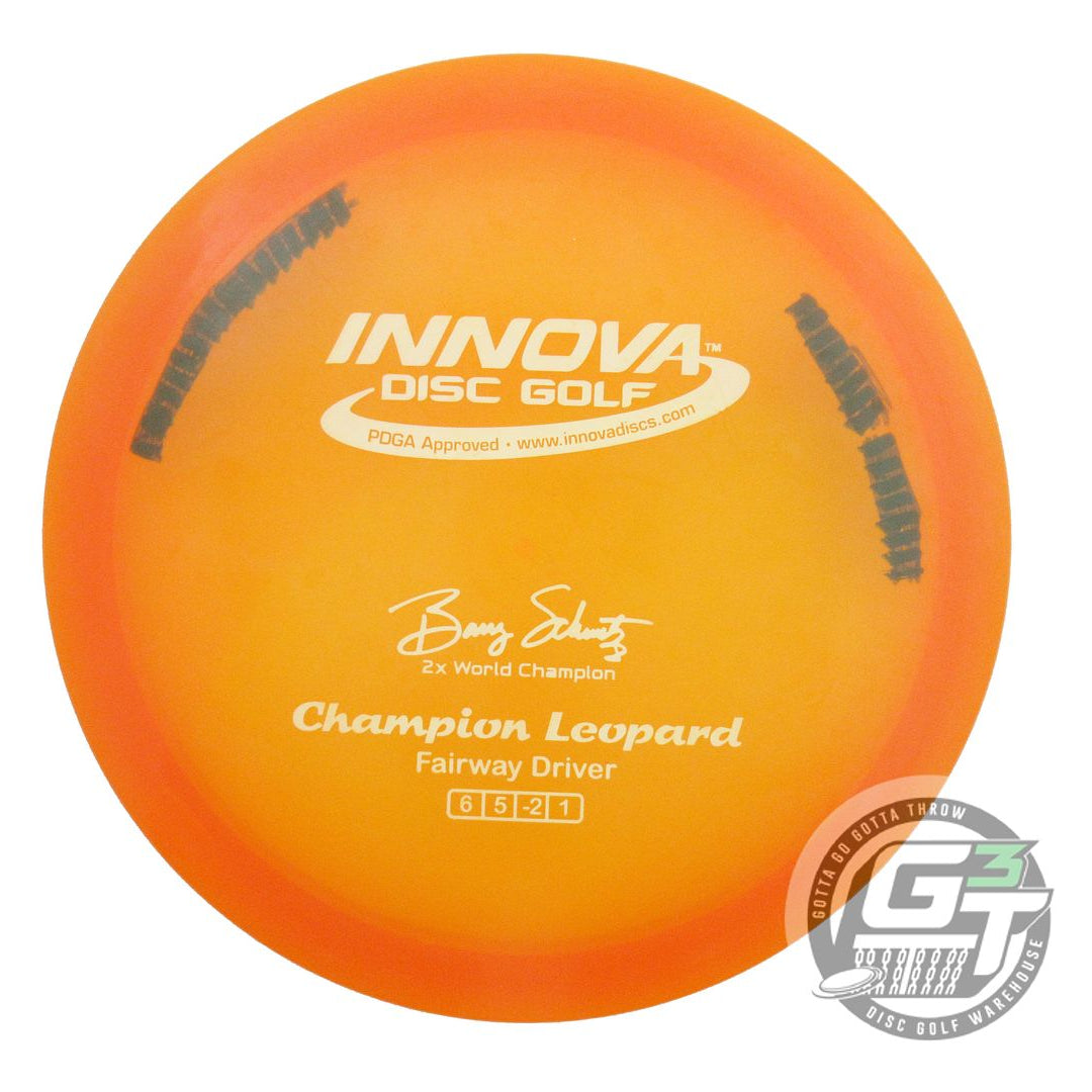 USED Innova Champion Leopard 167g Orange White Stamp Fairway Driver Golf Disc