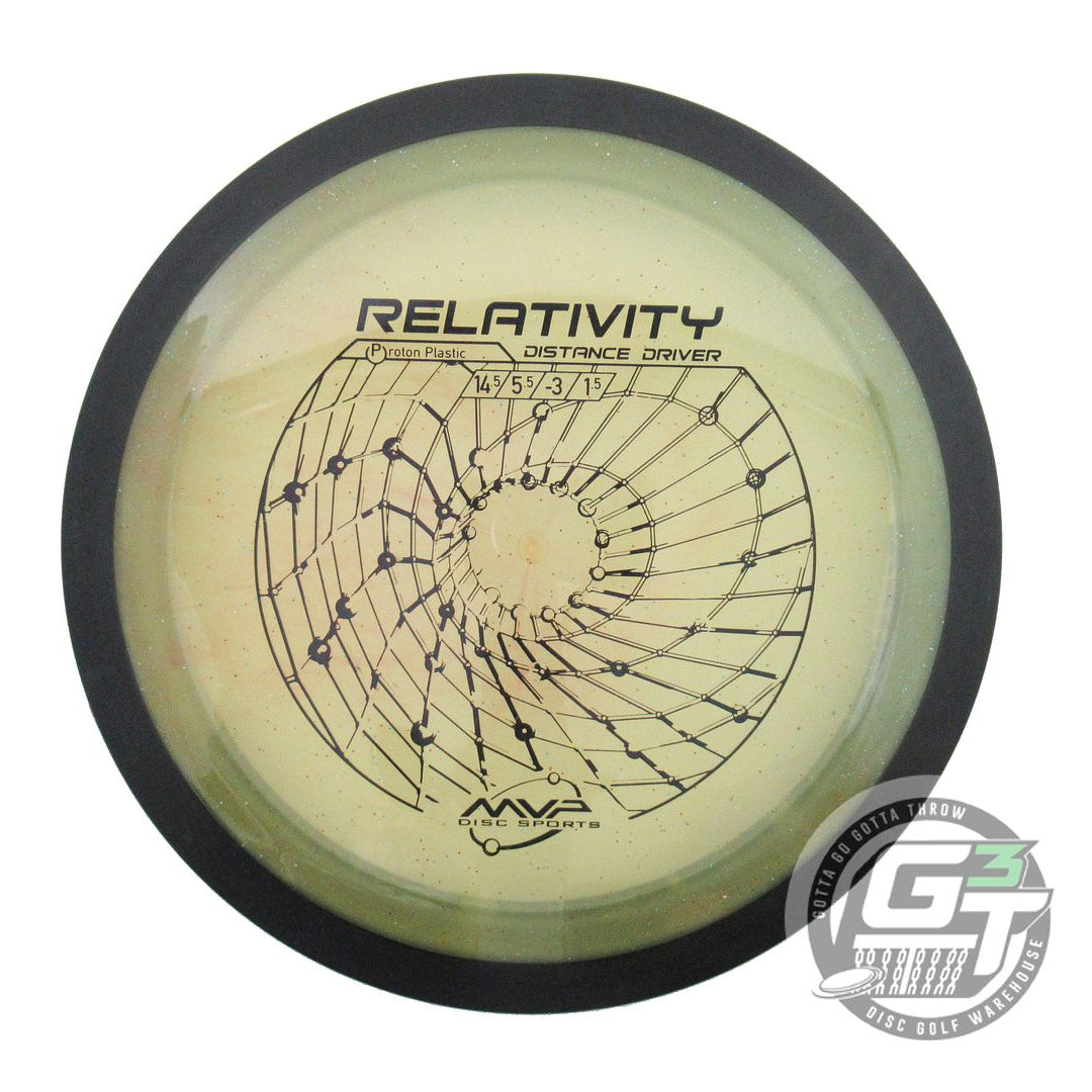 USED MVP Disc Sports Proton Relativity 175g Yellow Distance Driver Golf Disc