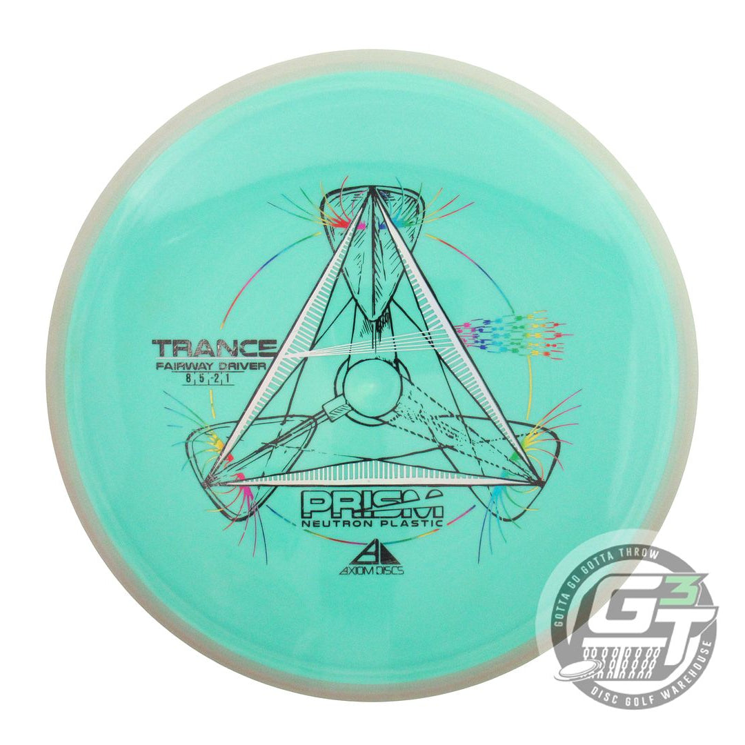 NOS Axiom Discs Prism Neutron Trance 172g Seafoam Clear Rim Driver Disc