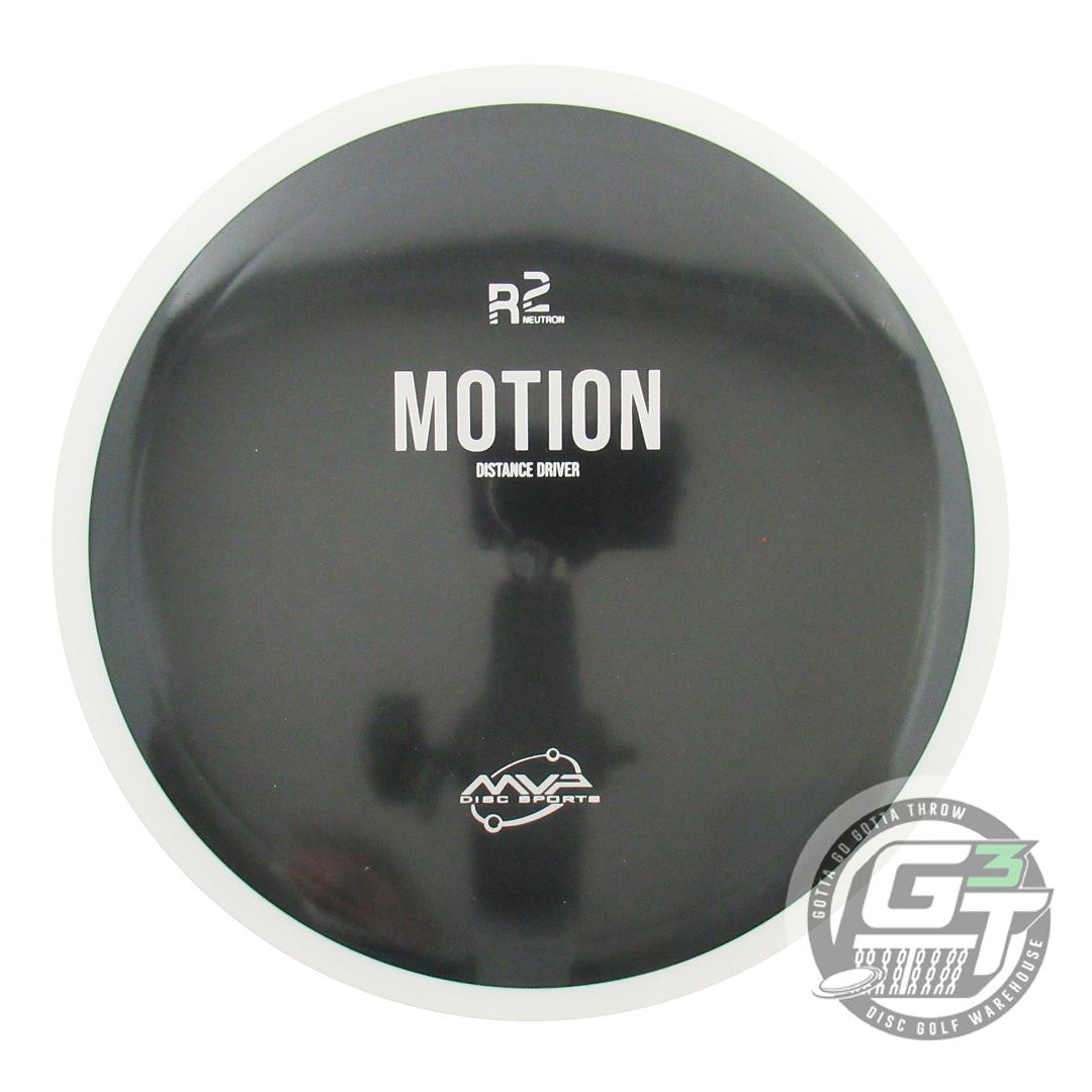NOS MVP Disc Sports R2 Neutron Motion 161g Black White Rim A Driver Golf Disc