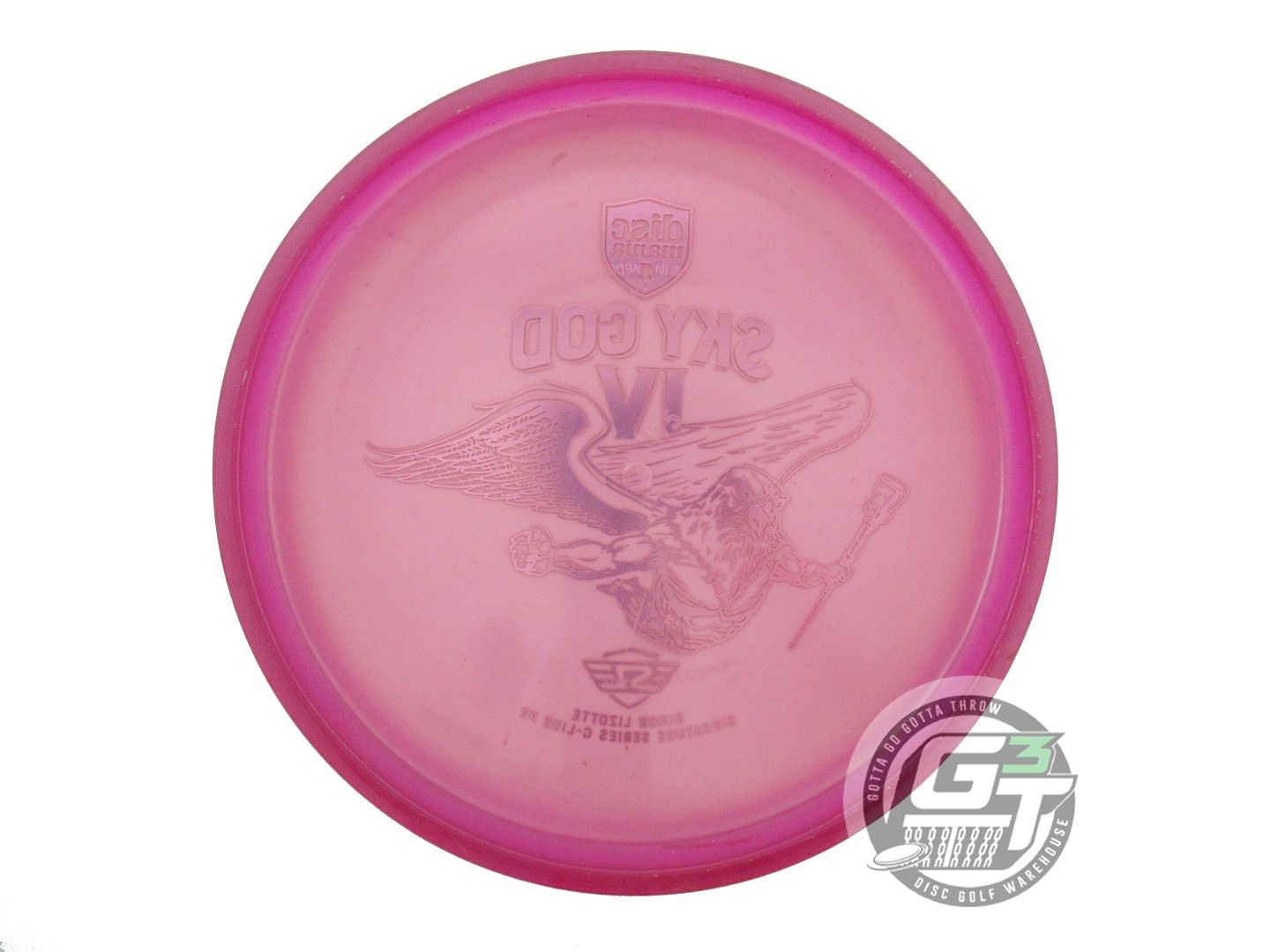 USED DiscMania SKY GOD 4 C-Line P2 175g Purple Red Foil Putter Golf Disc