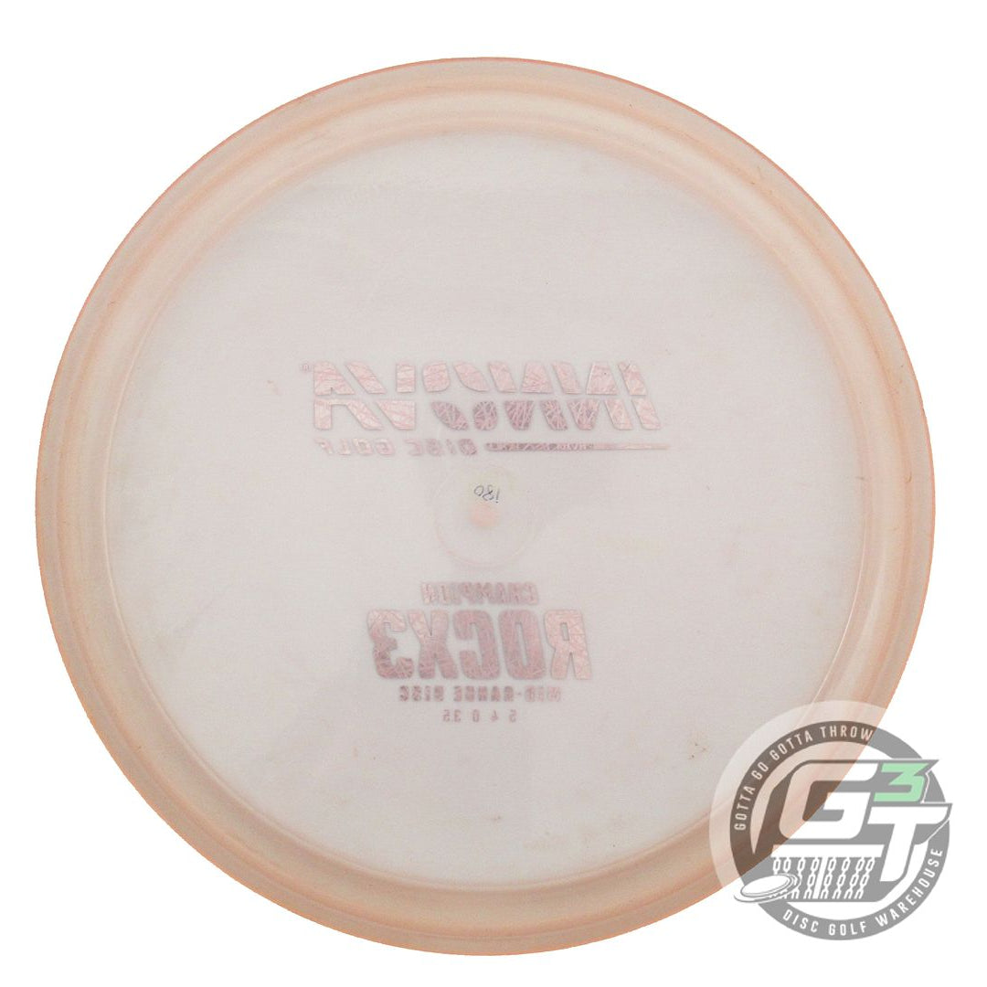 USED Innova Champion RocX3 180g Lt. Peach Lilac Foil Midrange Golf Disc