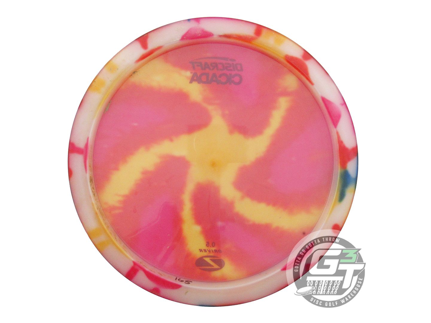 USED Discraft FlyDye Z Cicada 165g Pinwheel Fairway Driver Golf Disc