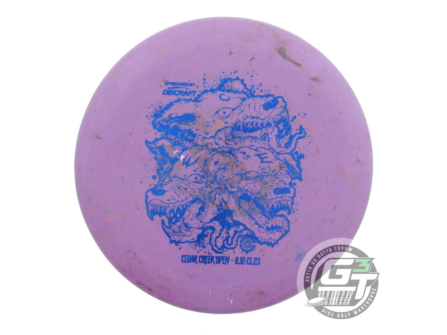 USED Discraft Jawbreaker Roach 175g Purple Blue Shatter Foil Putter Golf Disc