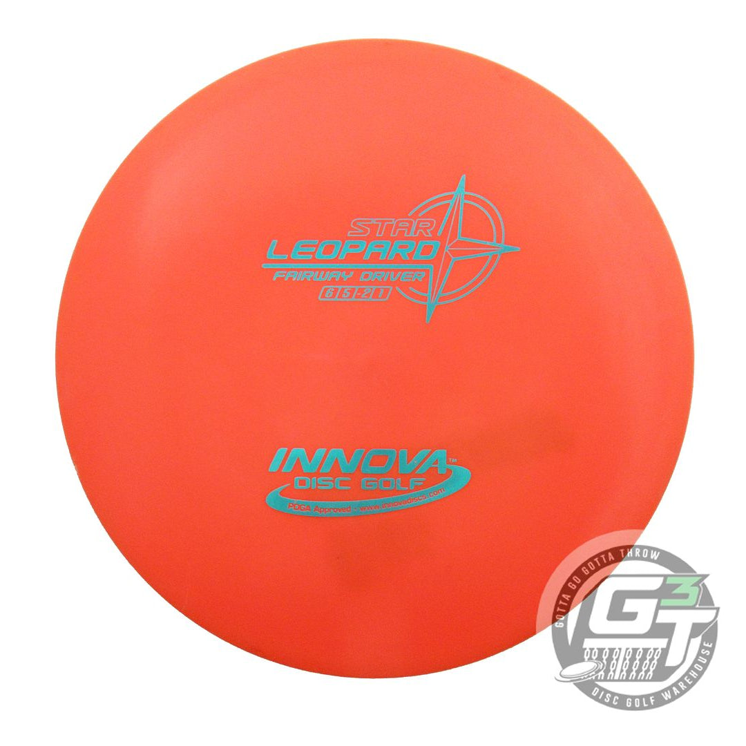 USED Innova Star Leopard 173g Orange Teal Foil Fairway Driver Golf Disc