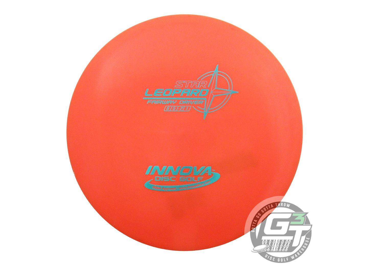 USED Innova Star Leopard 173g Orange Teal Foil Fairway Driver Golf Disc
