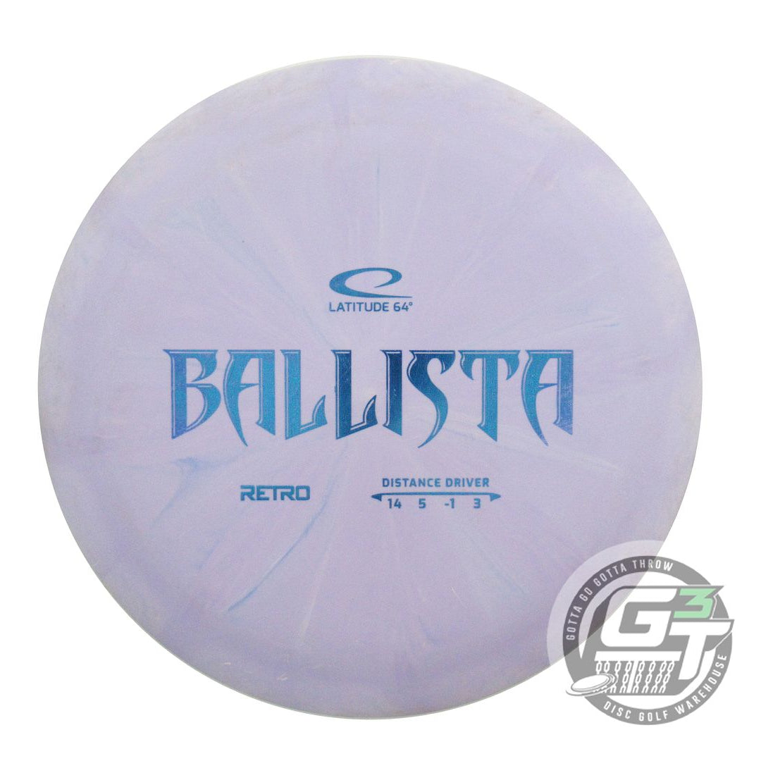 USED Latitude 64 Retro Burst Ballista 175g Lilac Blue Foil Distance Driver Disc