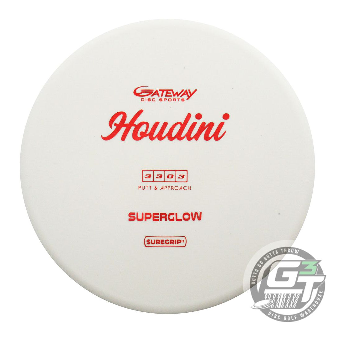 Gateway Super Glow Houdini Putter Golf Disc (Individually Listed)