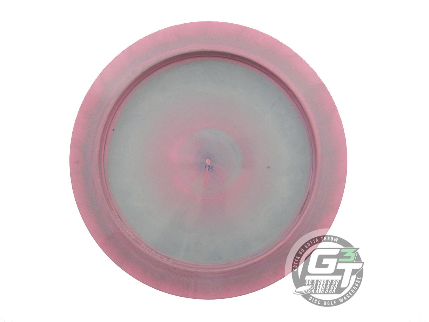 USED Discraft ESP Nuke SS 175g Pink-Gray Oil Slick Foil Distance Driver Disc