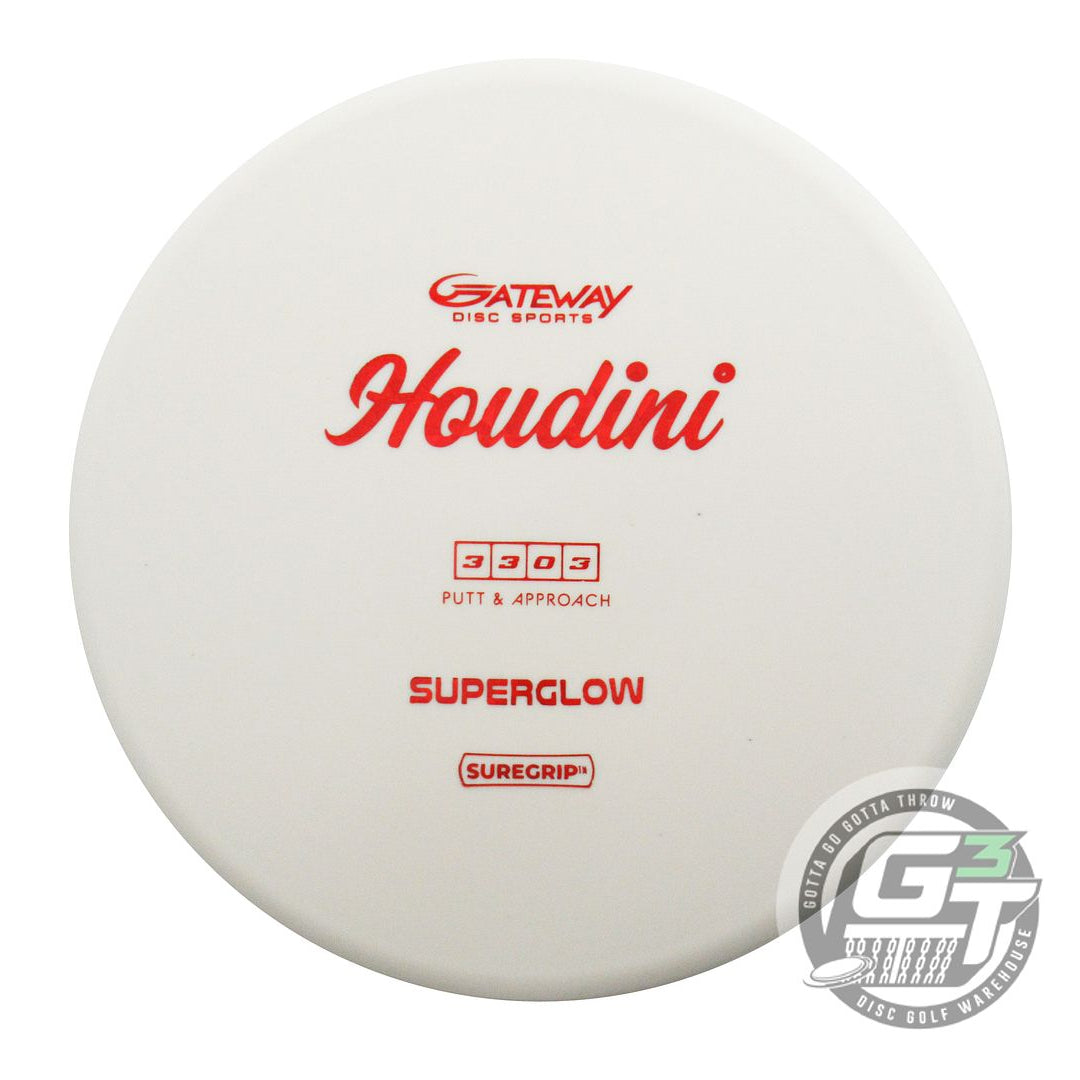 Gateway Super Glow Houdini Putter Golf Disc (Individually Listed)