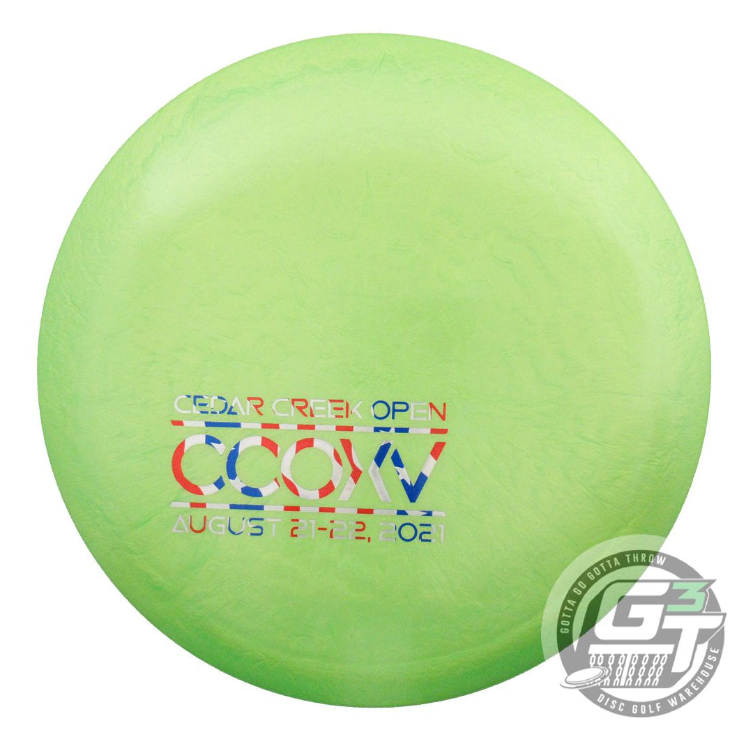 USED Legacy Discs Legend Patriot 175g Lime Flag Foil Fairway Driver Golf Disc