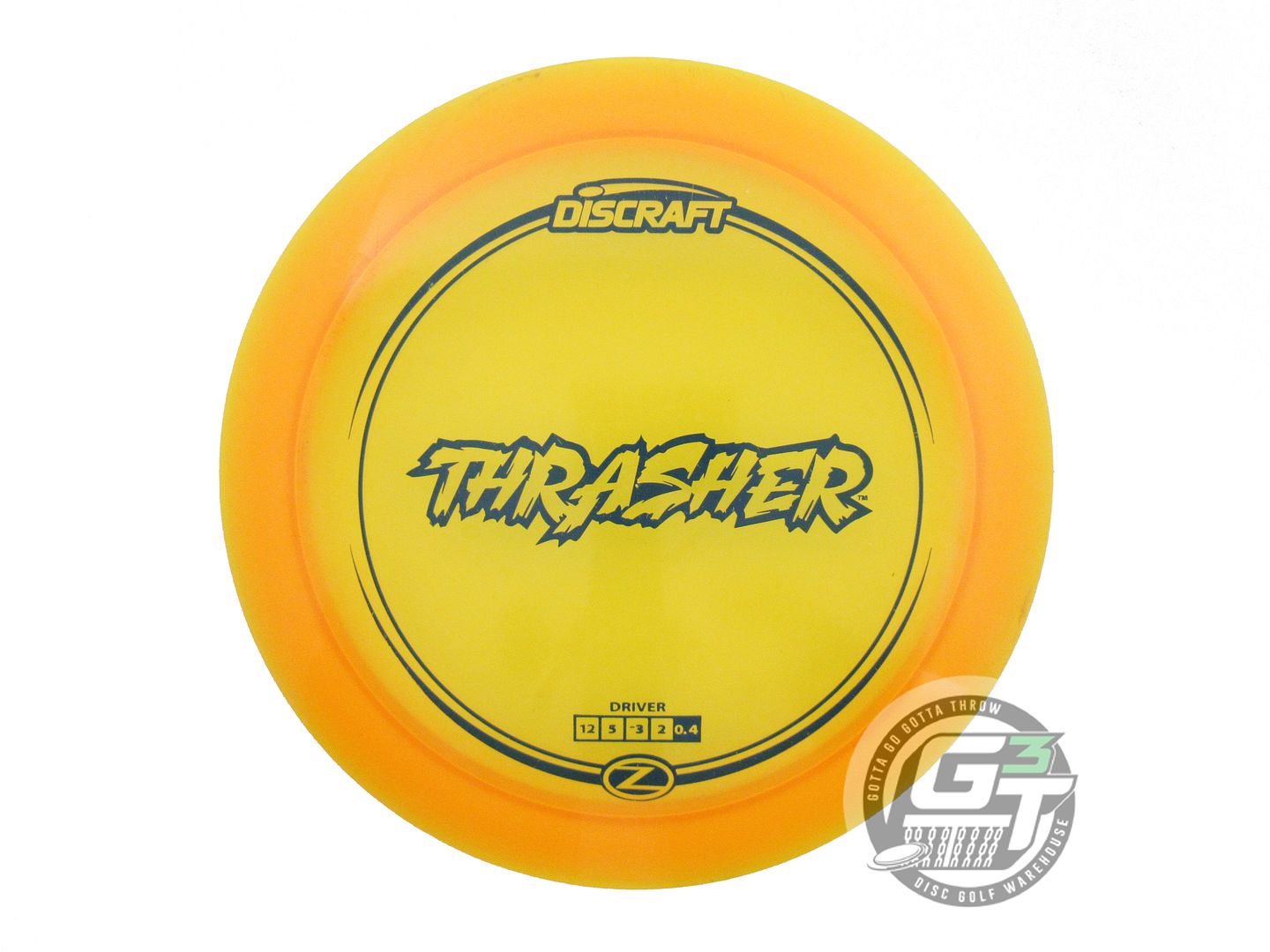 USED Discraft Z Thrasher 175g Marigold Blue Stamp Distance Driver Golf Disc