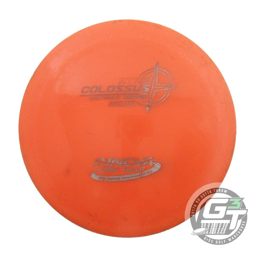 USED Innova Star Colossus 175g Orange Silver Stamp Distance Driver Golf Disc