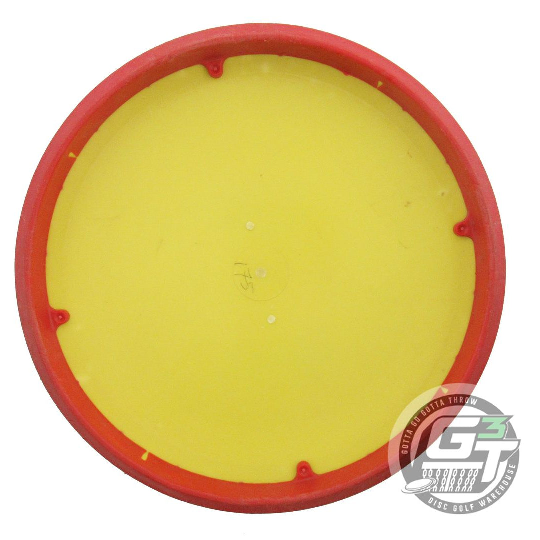 USED Innova XT Nova 175g Yellow Gold Shatter Red Rim Putter Golf Disc