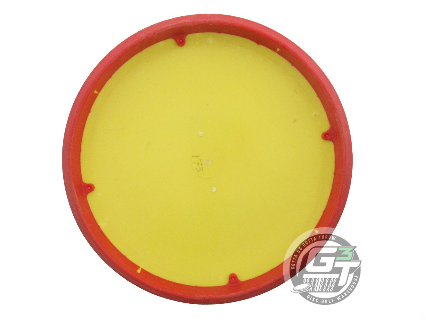 USED Innova XT Nova 175g Yellow Gold Shatter Red Rim Putter Golf Disc