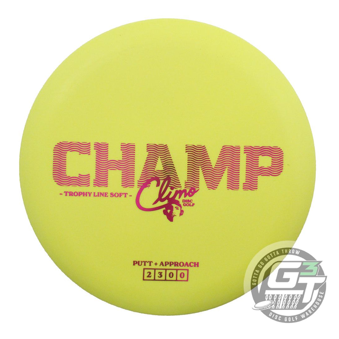 Climo Trophy Line Soft Champ Putter Golf Disc (Individually Listed)
