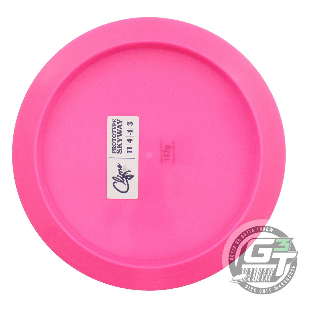 NOS Climo PROTOTYPE Major Line Skyway 167g Pink Distance Driver Golf Disc