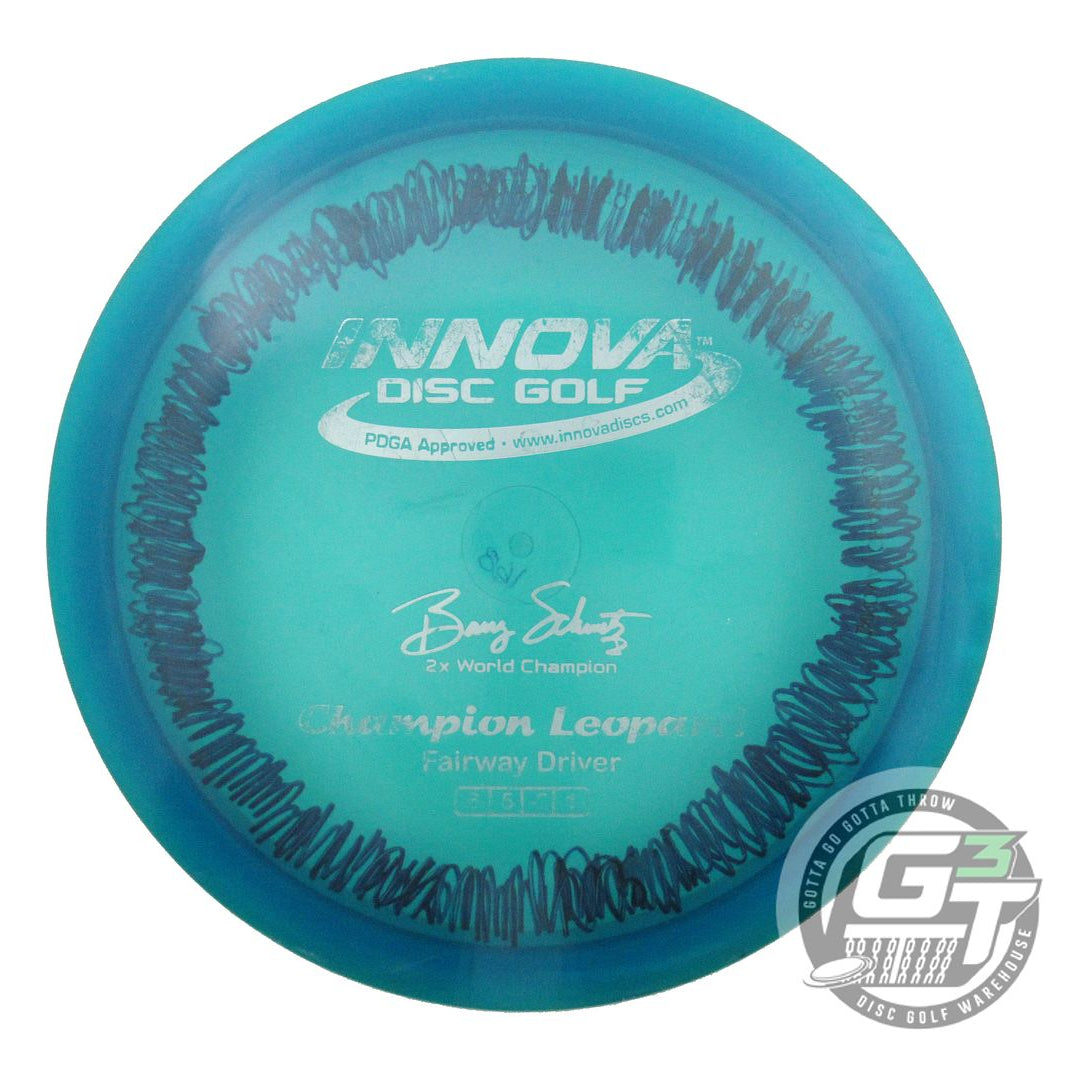 USED Innova Champion Leopard 168g Teal Silver Foil Fairway Driver Golf Disc