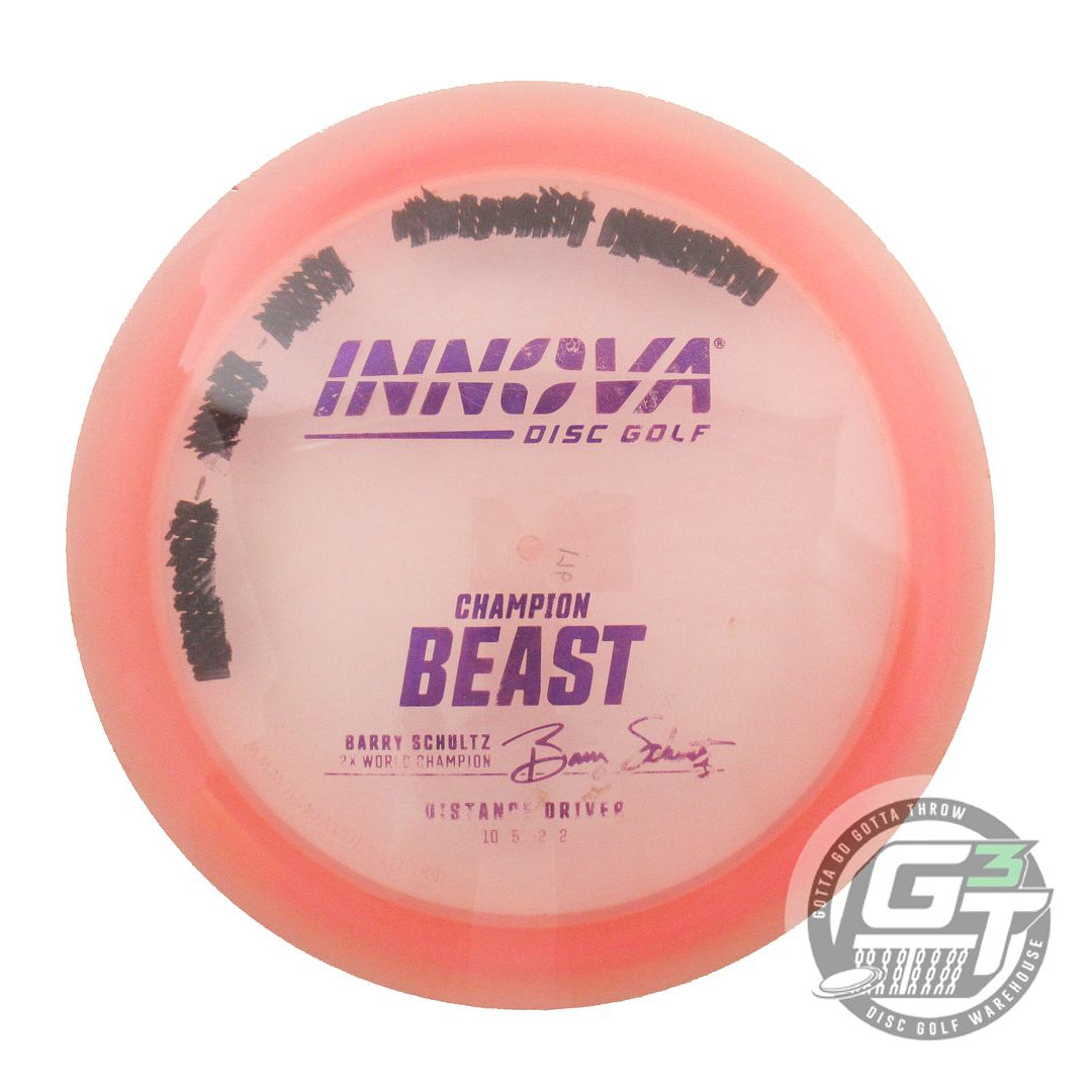USED Innova Champion Beast 176g Pink Purple Foil Distance Driver Golf Disc