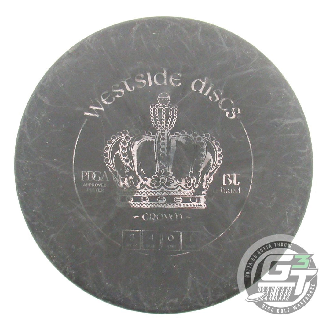 USED Westside Discs BT Hard Crown 176g Black Silver Foil Putter Golf Disc