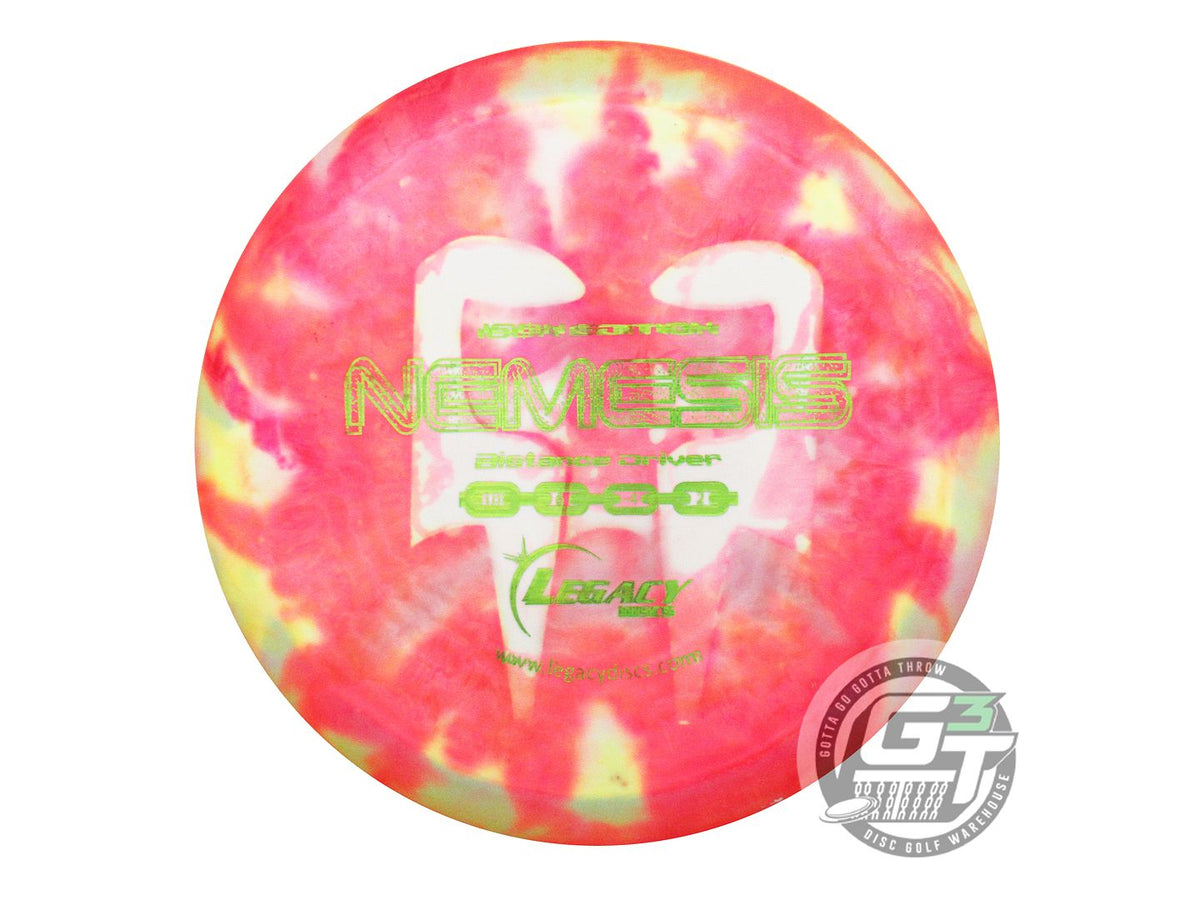 USED Legacy Discs Icon Nemesis 175g White HOME DYED Distance Driver Golf Disc