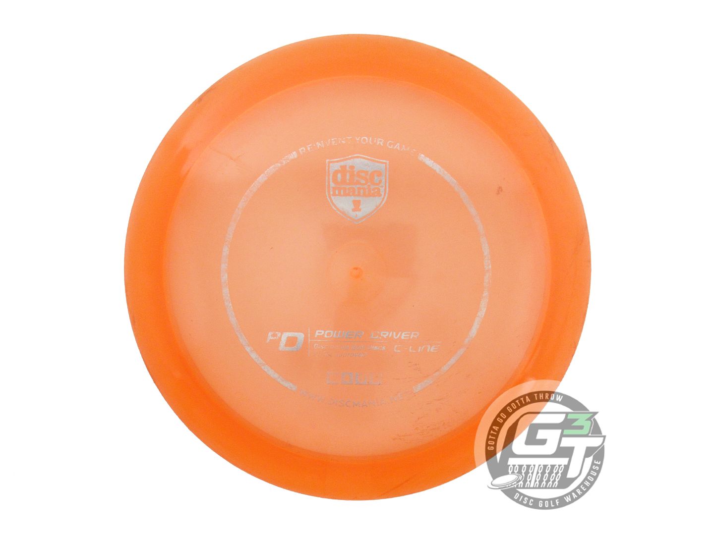 USED DiscMania C-Line PD 175g Orange Silver Foil Distance Driver Golf Disc