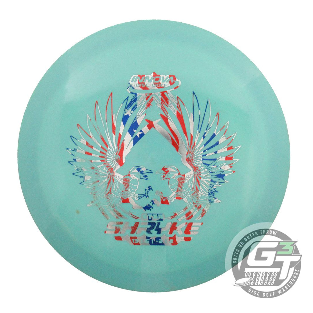 USED Innova Star Shryke 175g Seafoam Flag Foil Distance Driver Golf Disc