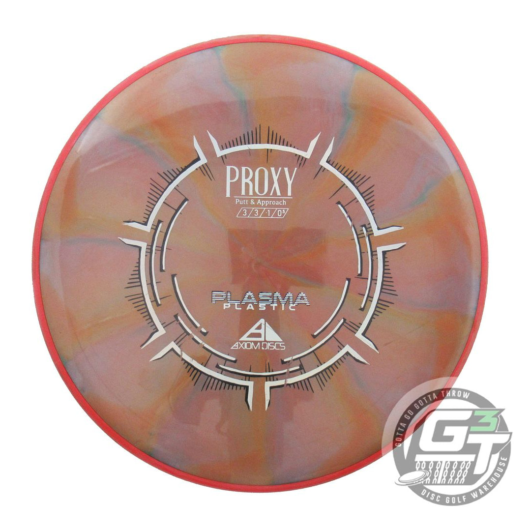 USED Axiom Discs Plasma Proxy 174g Orange-Pink Red Rim Putter Golf Disc