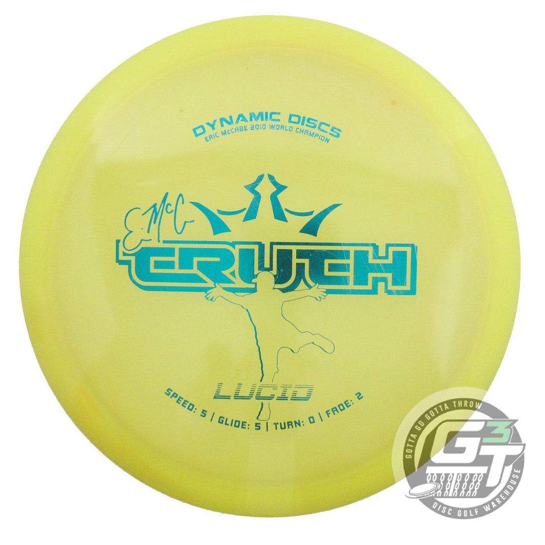 USED Dynamic Discs Lucid EMAC Truth 174g Yellow Teal Foil Midrange Golf Disc