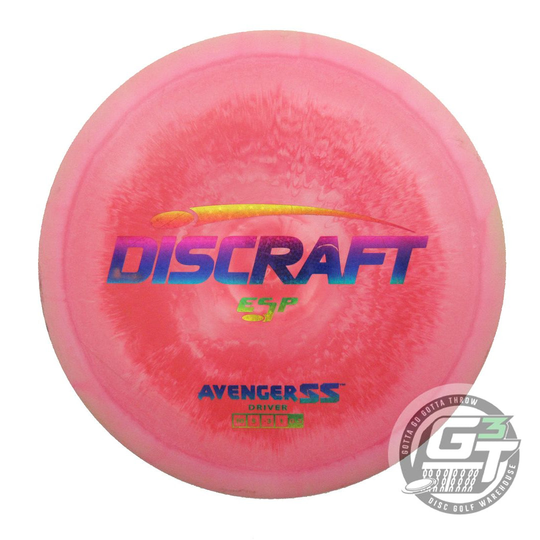 USED Discraft ESP Avenger SS 172g Pink-Red Rainbow Star Distance Driver Disc