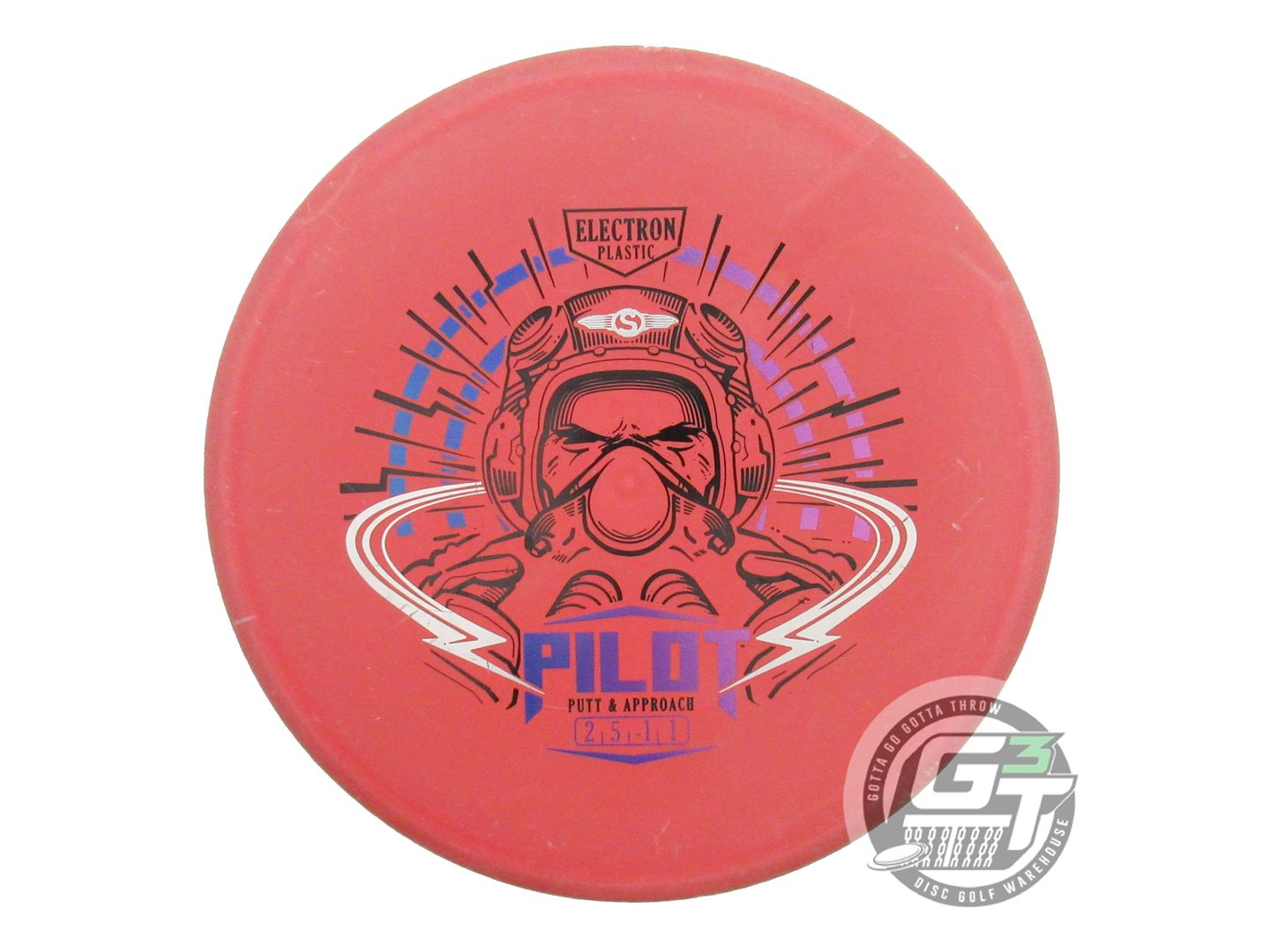 USED Streamline Discs Electron Pilot 172g Red A Putter Golf Disc