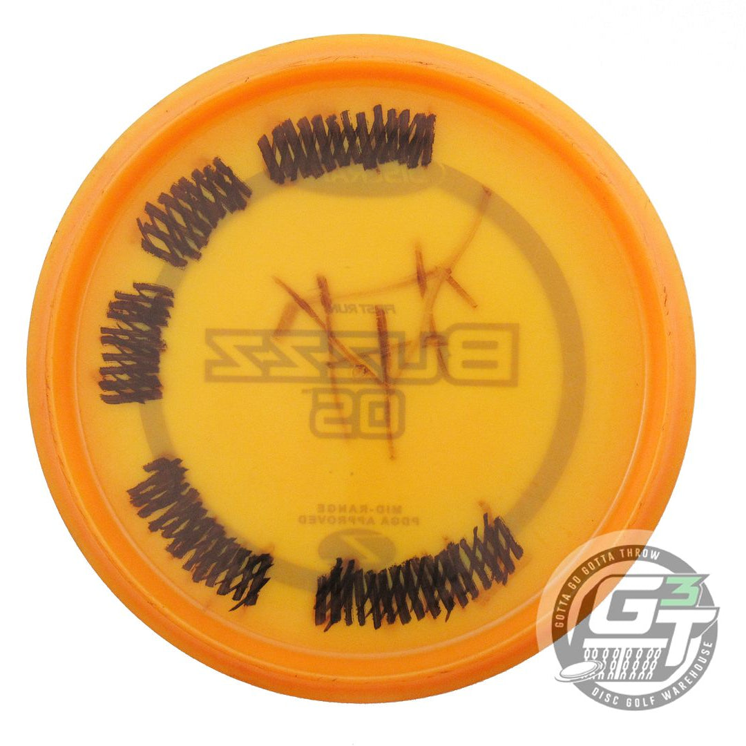 USED Discraft FIRST RUN Z Buzzz OS 177g Orange Purple Stamp Midrange Golf Disc