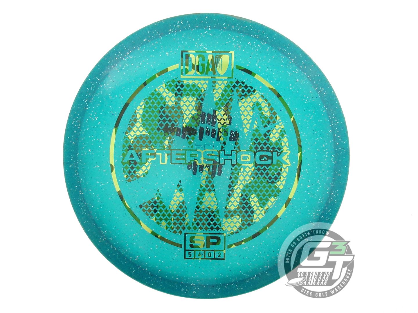 USED DGA SP Line Aftershock 177g Green Camo Foil Midrange Golf Disc