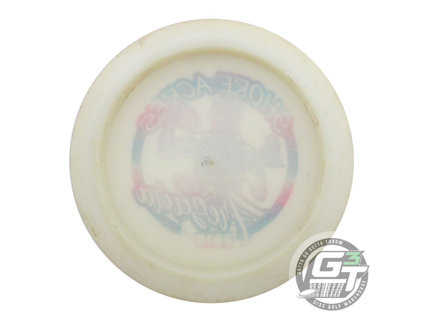 USED Discraft Z Crank 176g White Miami Foil Distance Driver Golf Disc