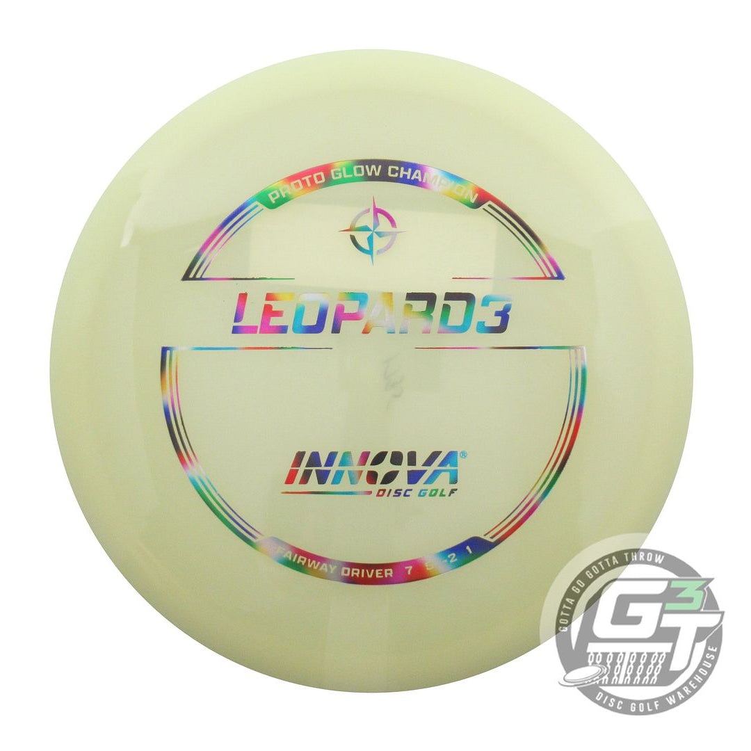 Innova Proto Glow Champion Leopard3 Fairway Driver Golf Disc (Individually Listed) - Gotta Go Gotta Throw