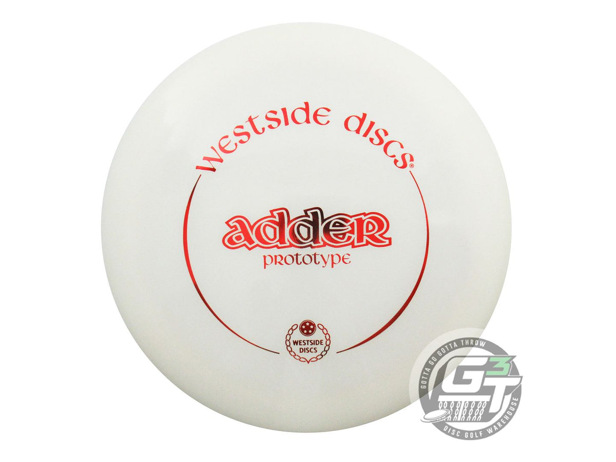 NOS Westside Discs PROTOTYPE VIP Adder 173g White Red Foil Distance Driver Disc