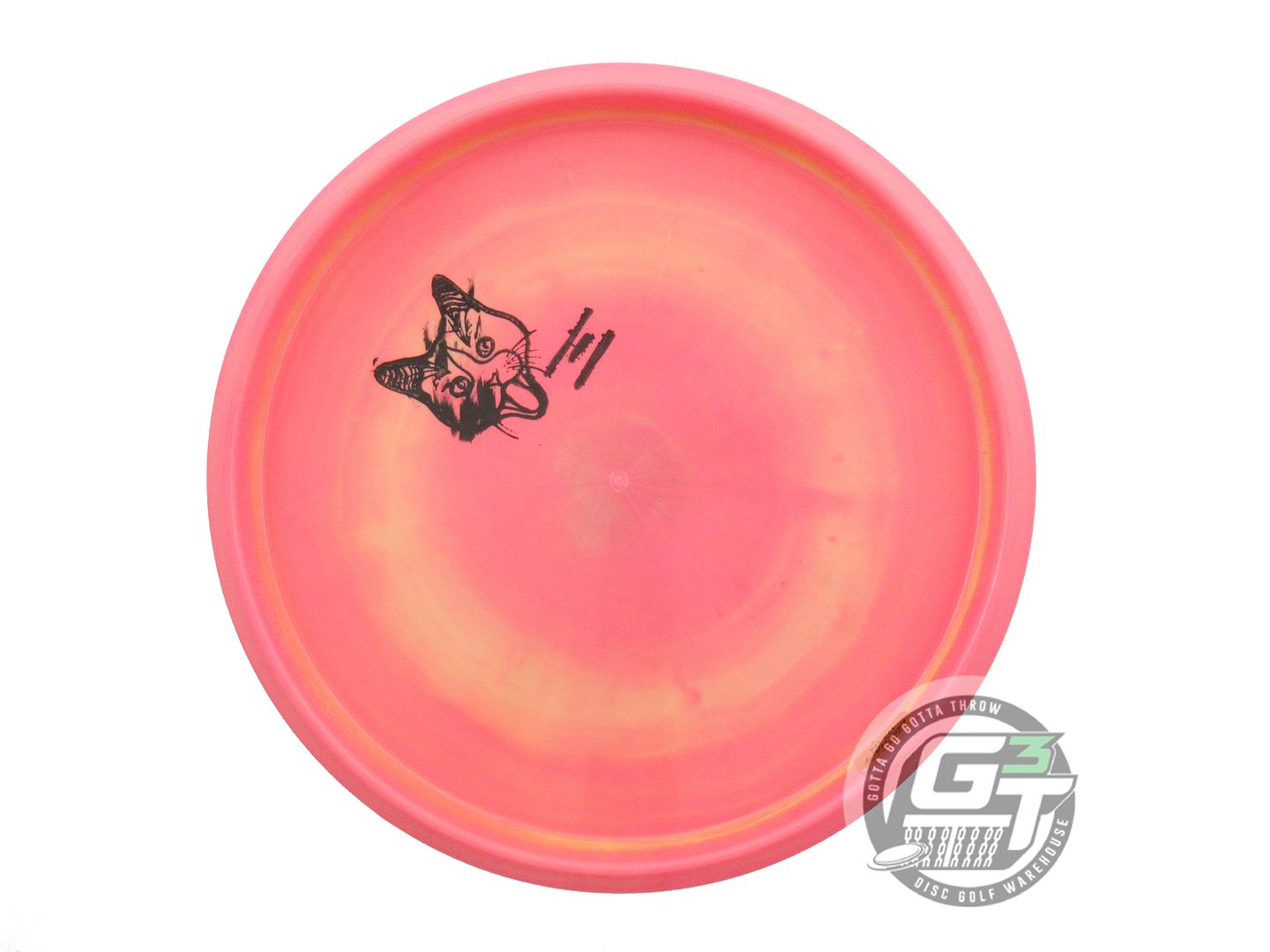 USED Discraft ESP Zone 177g Pink White Stamp Putter Golf Disc