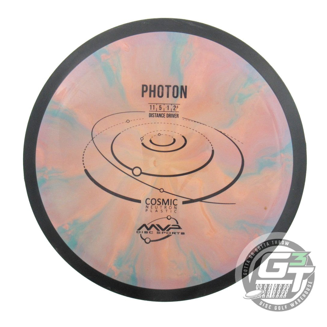USED MVP Disc Sports Cosmic Neutron Photon 162g Lilac-Peach Distance Driver Disc
